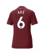 Manchester City Nathan Ake #6 Alternativní Dres pro Dámské 2024-25 Krátký Rukáv